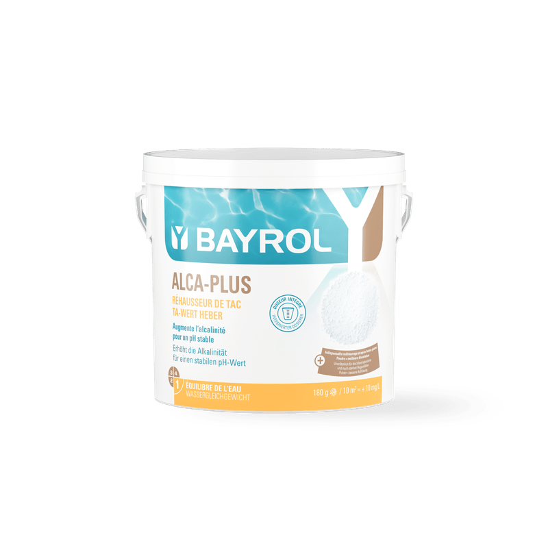 BAYROL Alca-Plus® granulátumok az instabil pH-értékek korrigálására