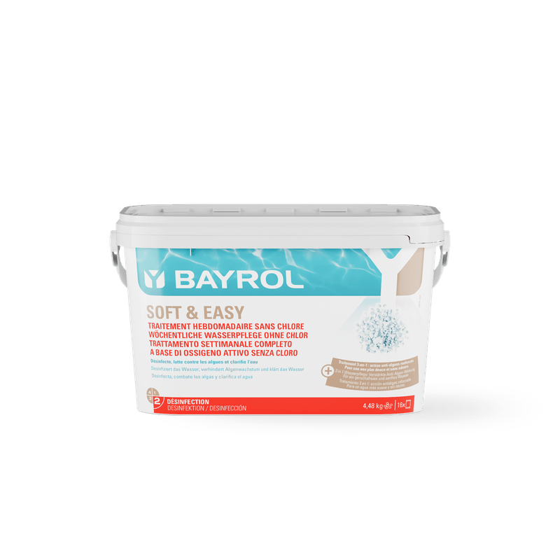 BAYROL Soft & Easy klórmentes alternatíva a vízápoláshoz