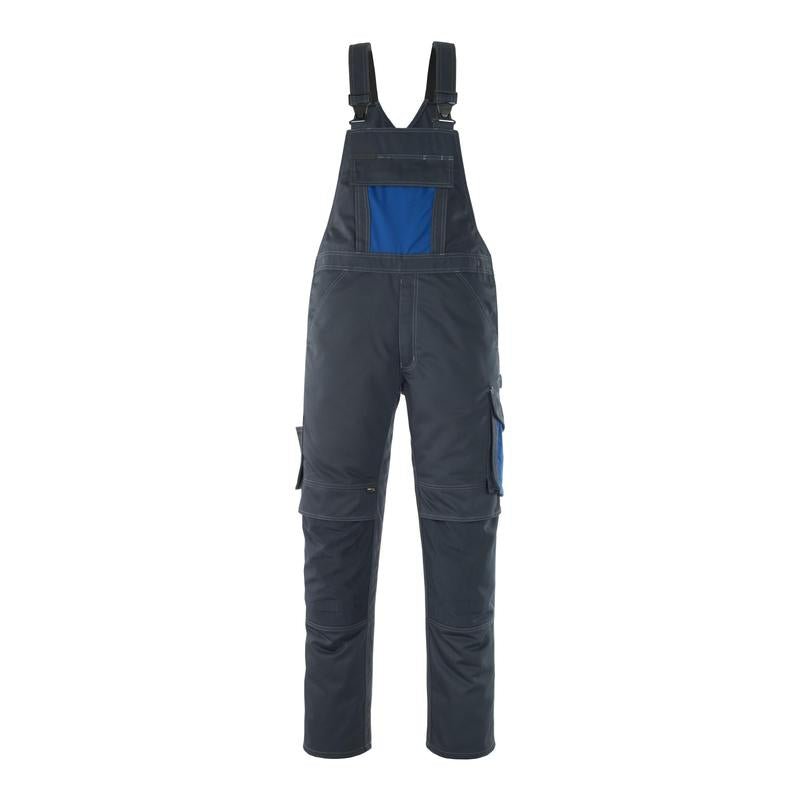 MASCOT® Leipzig dungarees, fekete kék/kukoricakék