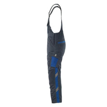MASCOT® Leipzig dungarees, fekete kék/kukoricakék