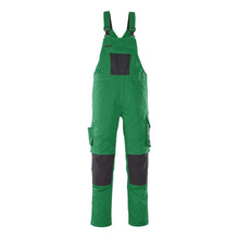 MASCOT® Leipzig dungarees, zöld/fekete