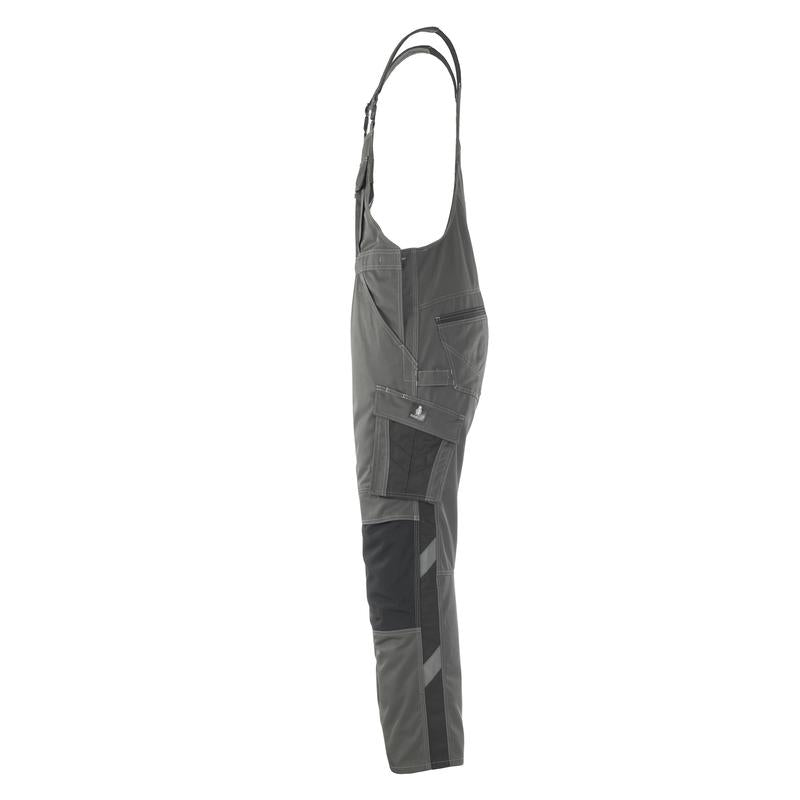 MASCOT® Leipzig dungarees, sötét antracit/fekete