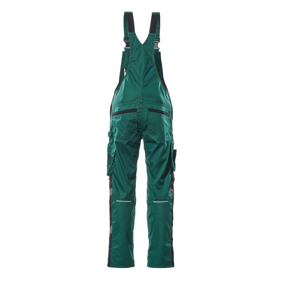 MASCOT® Augsburg dungarees, zöld/fekete