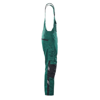 MASCOT® Augsburg dungarees, zöld/fekete