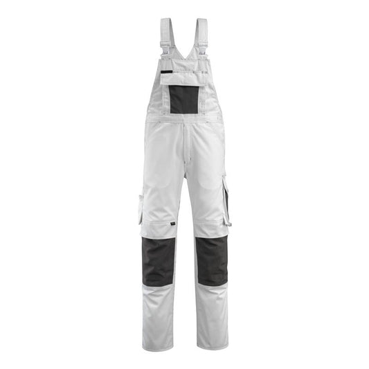 MASCOT® Augsburg dungarees, fehér/sötét antracit