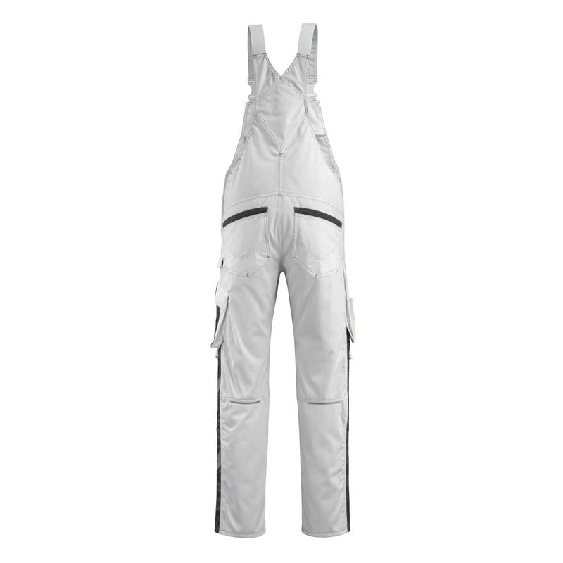 MASCOT® Augsburg dungarees, fehér/sötét antracit