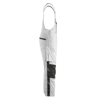 MASCOT® Augsburg dungarees, fehér/sötét antracit