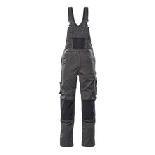 MASCOT® Augsburg dungarees, sötét antracit/fekete