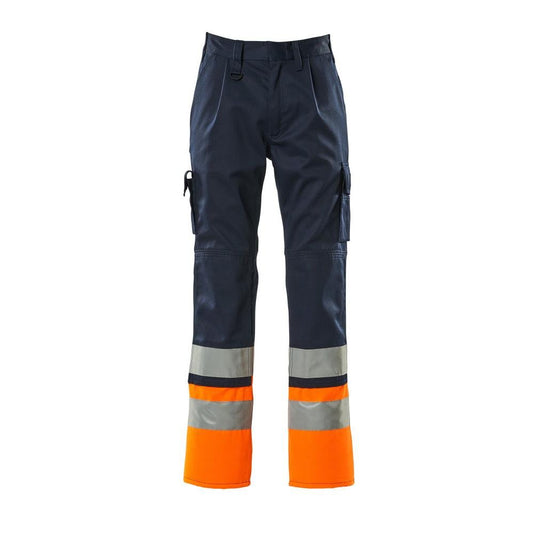 MASCOT® Patos nadrág, sötétkék/hi-vis narancs