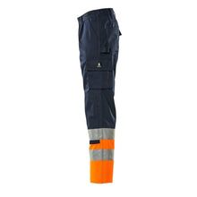 MASCOT® Patos nadrág, sötétkék/hi-vis narancs
