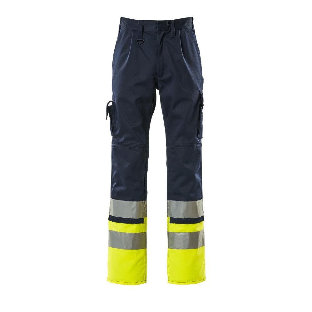 MASCOT® Patos nadrág, sötétkék/hi-vis sárga