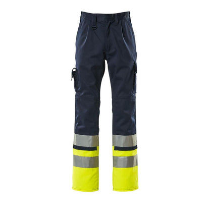 MASCOT® Patos nadrág, sötétkék/hi-vis sárga