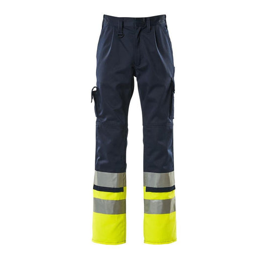 MASCOT® Patos nadrág, sötétkék/hi-vis sárga