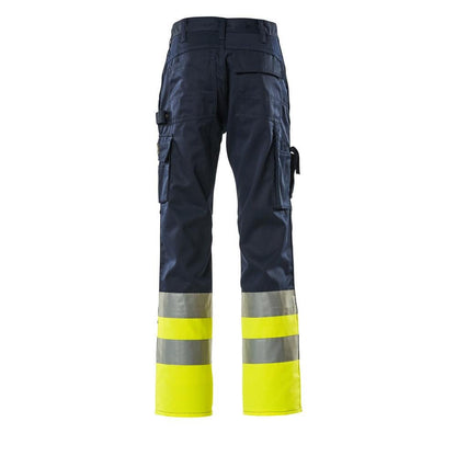 MASCOT® Patos nadrág, sötétkék/hi-vis sárga
