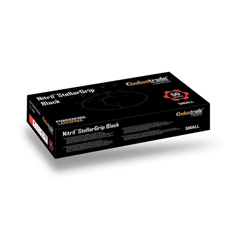 Nitril StellarGrip fekete (50 db)