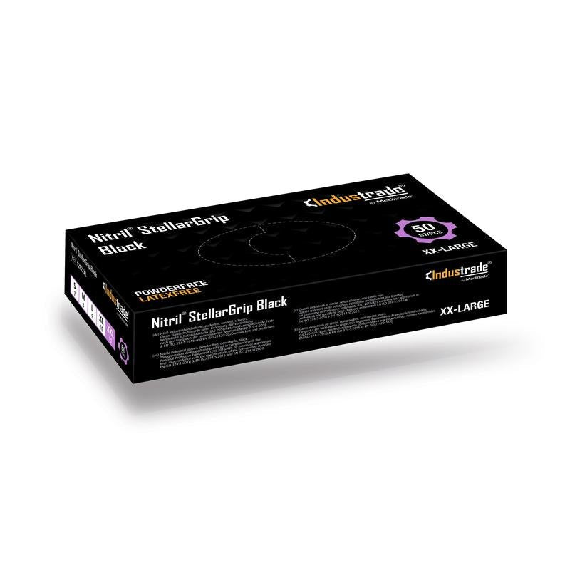 Nitril StellarGrip fekete (50 db)