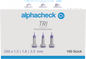 Alphacheck TRI safety lancets 23G | Csomag (100 db)