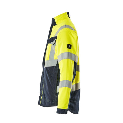 MASCOT® Biel Multisafe munkakabát, hi-vis sárga/fekete-kék