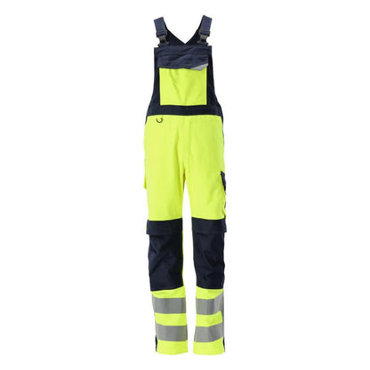 MASCOT® Davos Multisafe dungarees, hi-vis sárga/fekete-kék