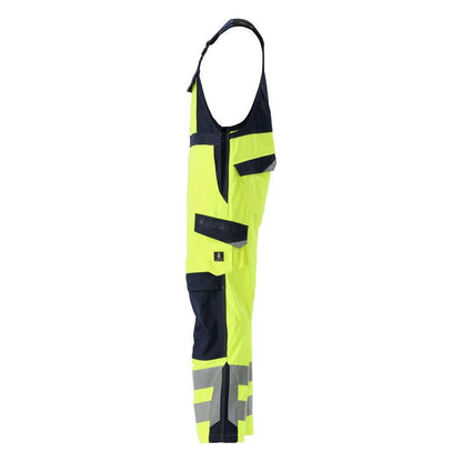 MASCOT® Davos Multisafe dungarees, hi-vis sárga/fekete-kék