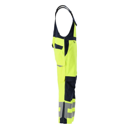 MASCOT® Davos Multisafe dungarees, hi-vis sárga/fekete-kék