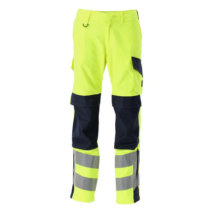 MASCOT® Arbon nadrág Multisafe, hi-vis sárga/fekete-kék