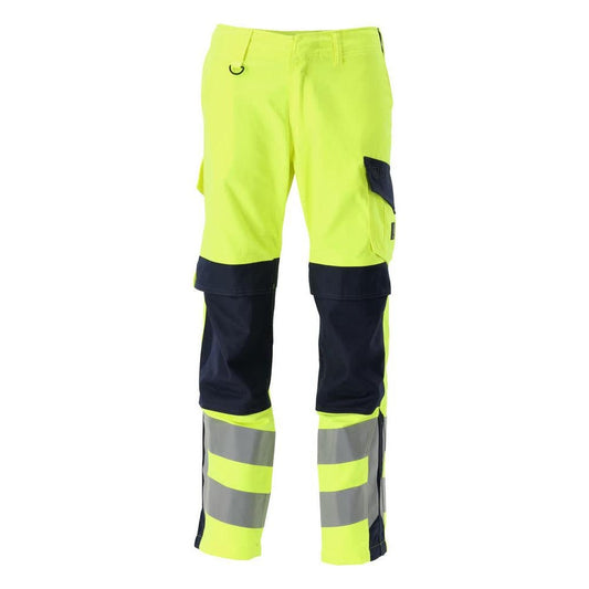 MASCOT® Arbon nadrág Multisafe, hi-vis sárga/fekete-kék