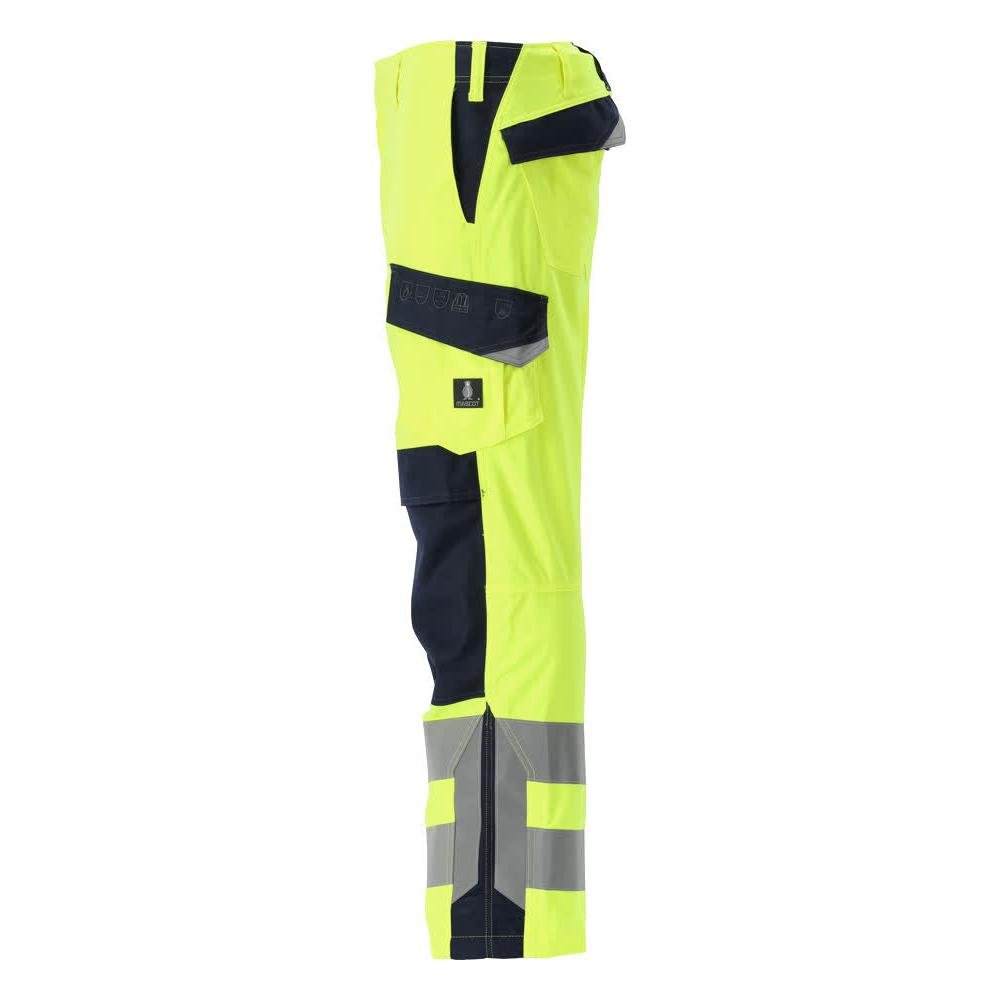 MASCOT® Arbon nadrág Multisafe, hi-vis sárga/fekete-kék