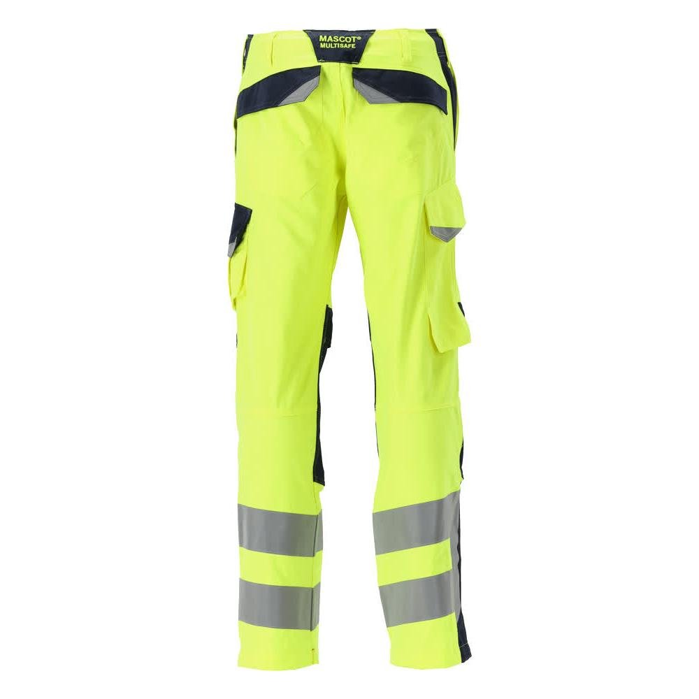 MASCOT® Arbon nadrág Multisafe, hi-vis sárga/fekete-kék