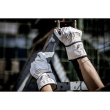 NITRAS ARES, vágásvédő kesztyű, natúr szín / szürke