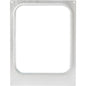 A CPET tálcákhoz készült kazetta 1/2 GN (3350-5100 ml) a Duni GmbH-tól egy téglalap alakú, fém, élelmiszerbiztos keret lekerekített sarkokkal és négy csavarhelylyel, kompatibilis az 1/2 GN CPET tálcákkal - tökéletes vendéglátóipari vállalkozások számára.
