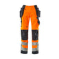MASCOT® Wigan kézműves nadrág, hi-vis narancs/fekete-kék