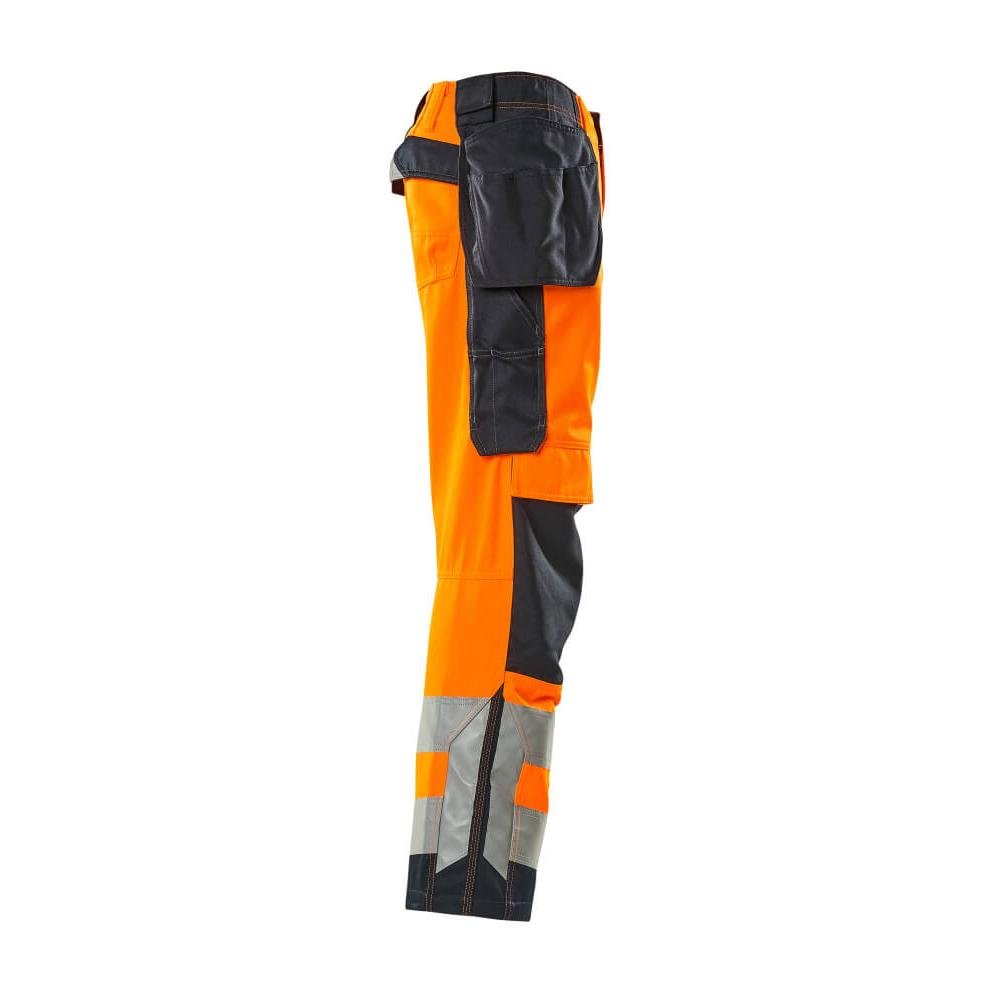 MASCOT® Wigan kézműves nadrág, hi-vis narancs/fekete-kék