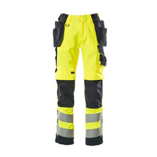 MASCOT® Wigan kézműves nadrág, hi-vis sárga/fekete-kék