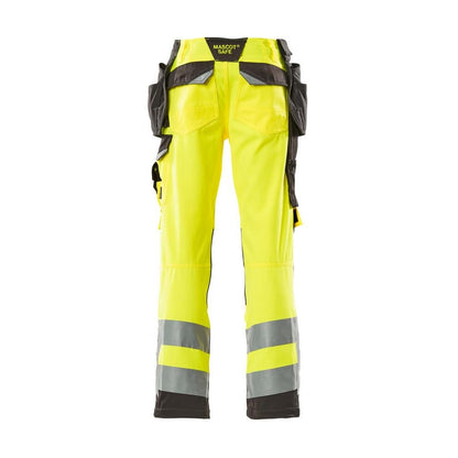 MASCOT® Wigan kézműves nadrág, hi-vis sárga/sötét antracit