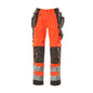 MASCOT® Wigan kézműves nadrág, hi-vis piros/sötét antracit