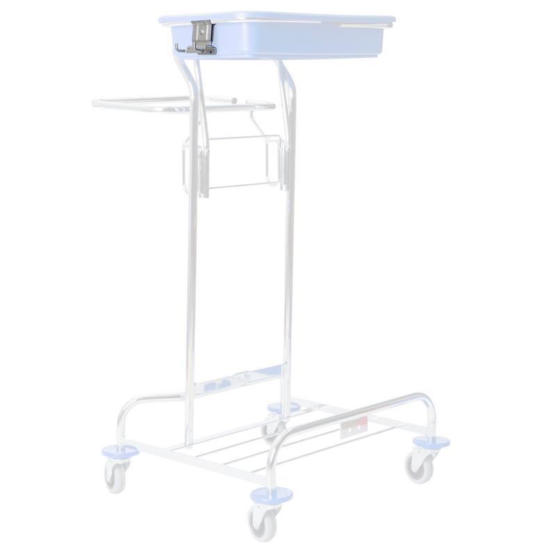 VERMOP tartó 2 kampóval, rozsdamentes acél, 6 x 7 x 7 cm