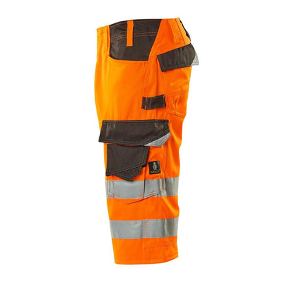 MASCOT® Luton háromnegyed hosszúságú nadrág, hi-vis narancssárga/sötét antracit