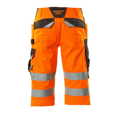 MASCOT® Luton háromnegyed hosszúságú nadrág, hi-vis narancssárga/sötét antracit