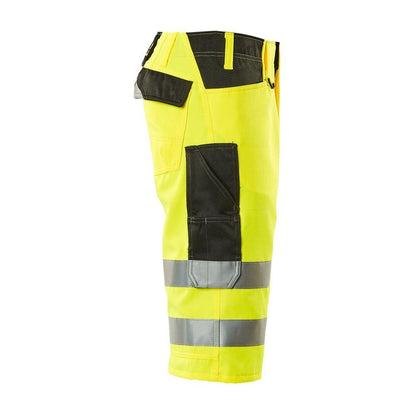 MASCOT® Luton háromnegyedes nadrág, hi-vis sárga/fekete