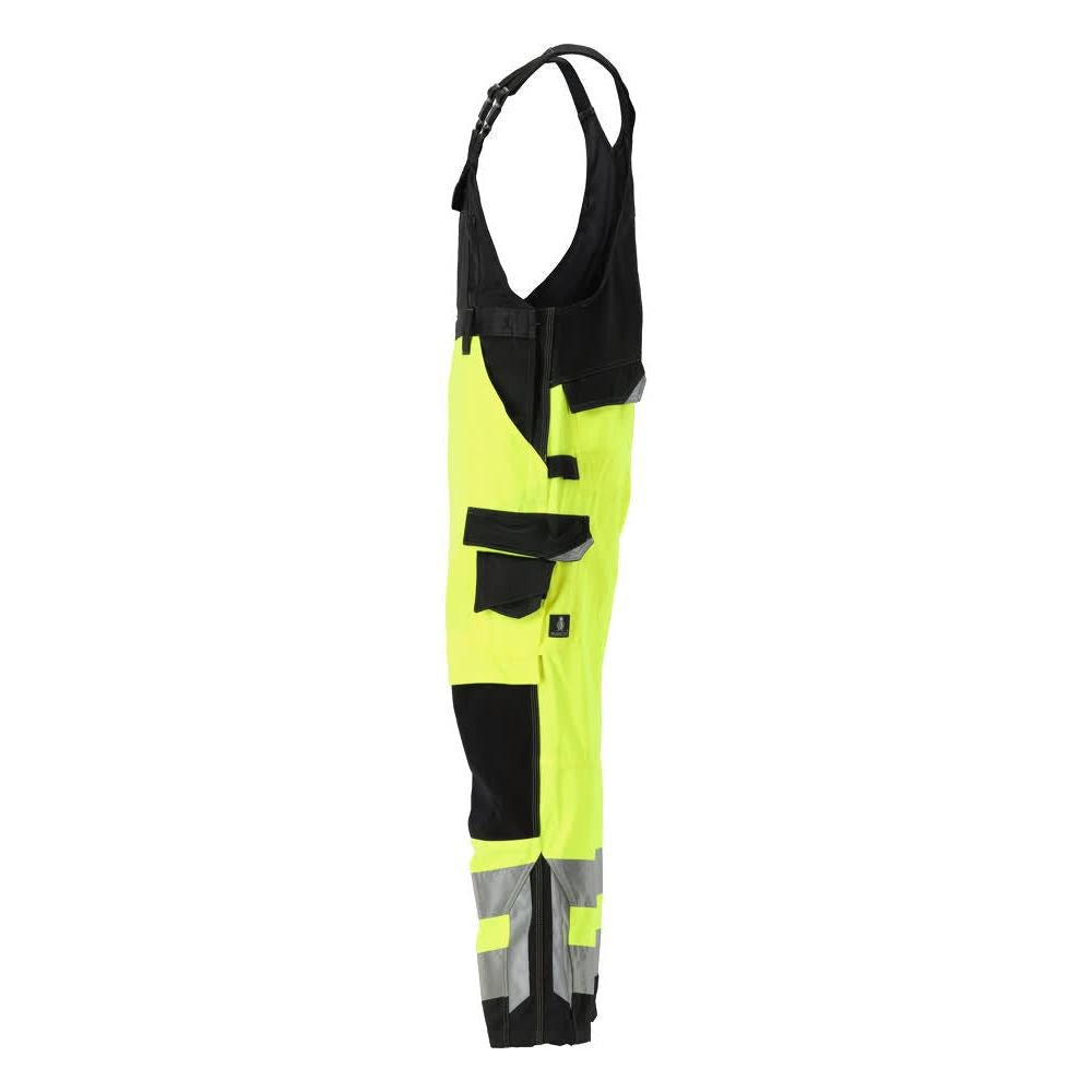 MASCOT® Newcastle dungarees, hi-vis sárga/fekete