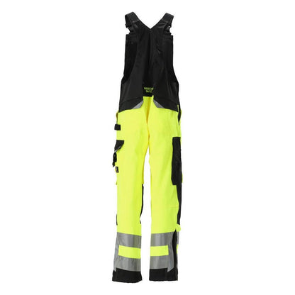 MASCOT® Newcastle dungarees, hi-vis sárga/fekete