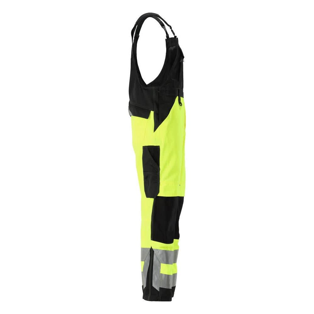 MASCOT® Newcastle dungarees, hi-vis sárga/fekete