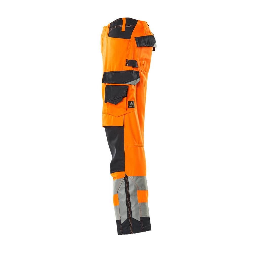 MASCOT® Kendal nadrág, hi-vis narancssárga/fekete-kék