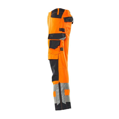 MASCOT® Kendal nadrág, hi-vis narancssárga/fekete-kék