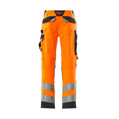 MASCOT® Kendal nadrág, hi-vis narancssárga/fekete-kék