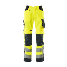 MASCOT® Kendal nadrág, hi-vis sárga/fekete-kék