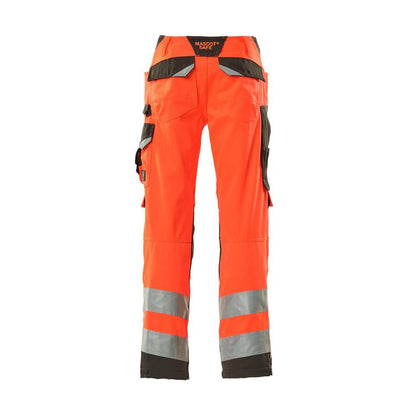 MASCOT® Kendal nadrág, hi-vis piros/sötét antracit