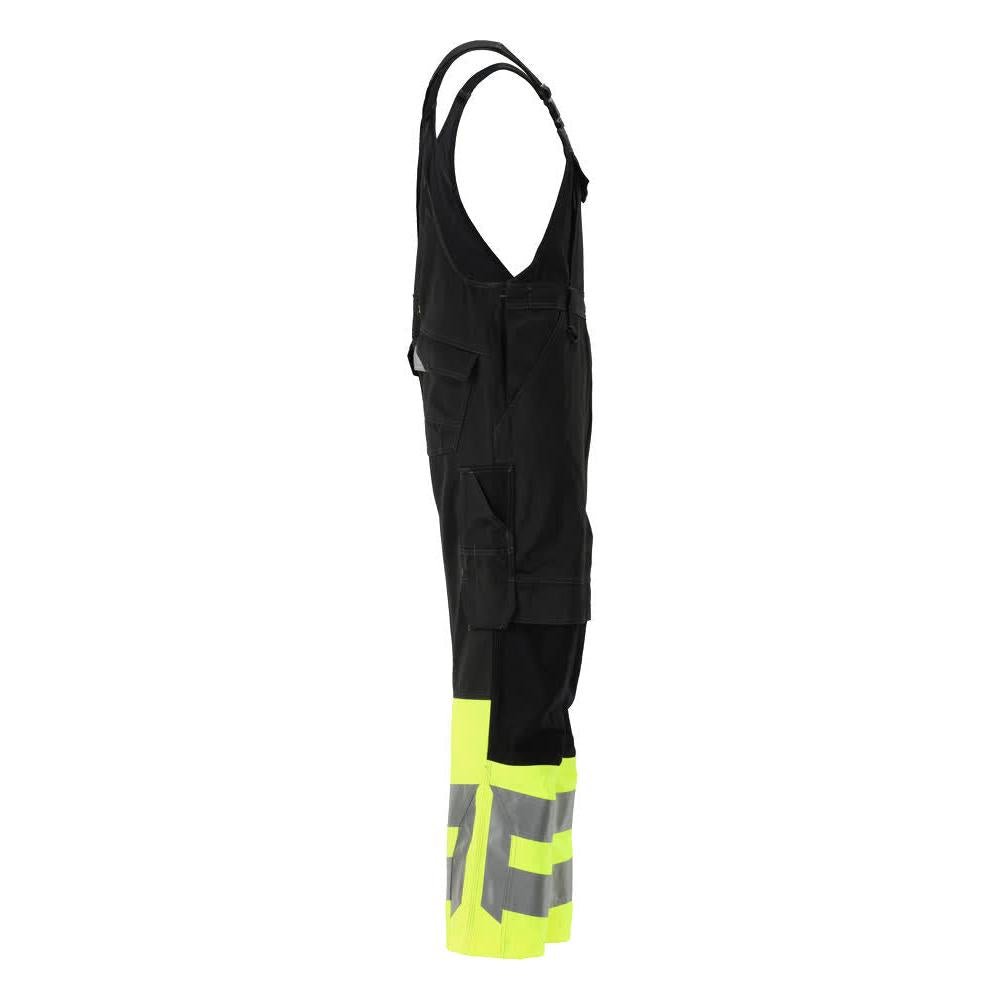 MASCOT® Sunderland dungarees, fekete/hi-vis sárga
