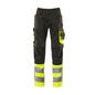 MASCOT® Leeds nadrág, fekete/hi-vis sárga